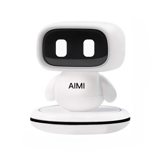 AIMI Mini AI Robot Desktop Pet | Smart Voice Dialogue, Emotional Companion & Bilingual Homework Tutor | Interactive Touch Sensor & Memory System
