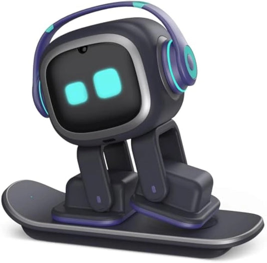EMO robot  AI Desk Robot Companion - ChatGPT Enabled with Voice Commands & Dancing, Interactive AI Robot Pet with Personality, for Adults and Kids