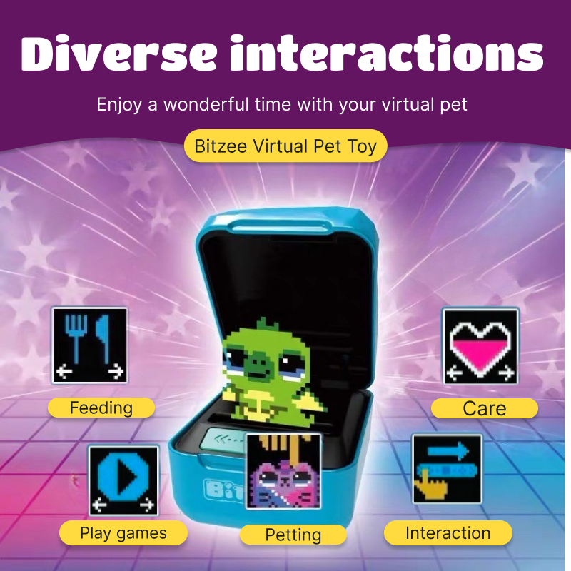 Bitzee Virtual Pet Toy | Various Kinds of Pets, Interactive Electronic Pets, Virtual Pets, Education Simulation, Children's Toys, Fairy Pets