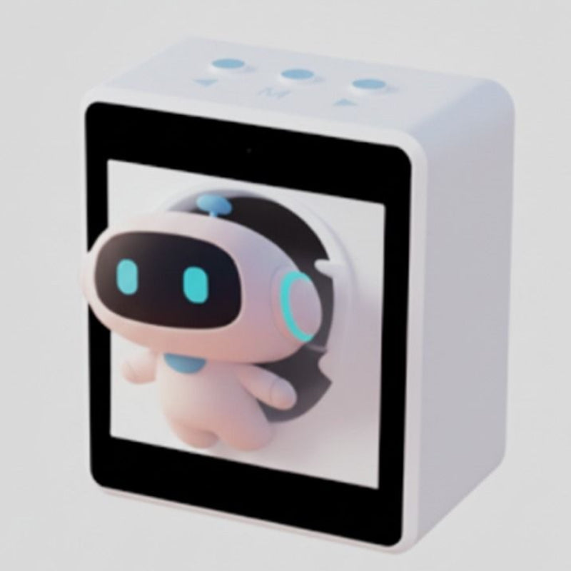 Zhengdian BOX AI Dialogue Toy | Compact Desktop Robot with Color Screen, High-Quality Sound, Multiple Chat Modes & Portable Carry Bag
