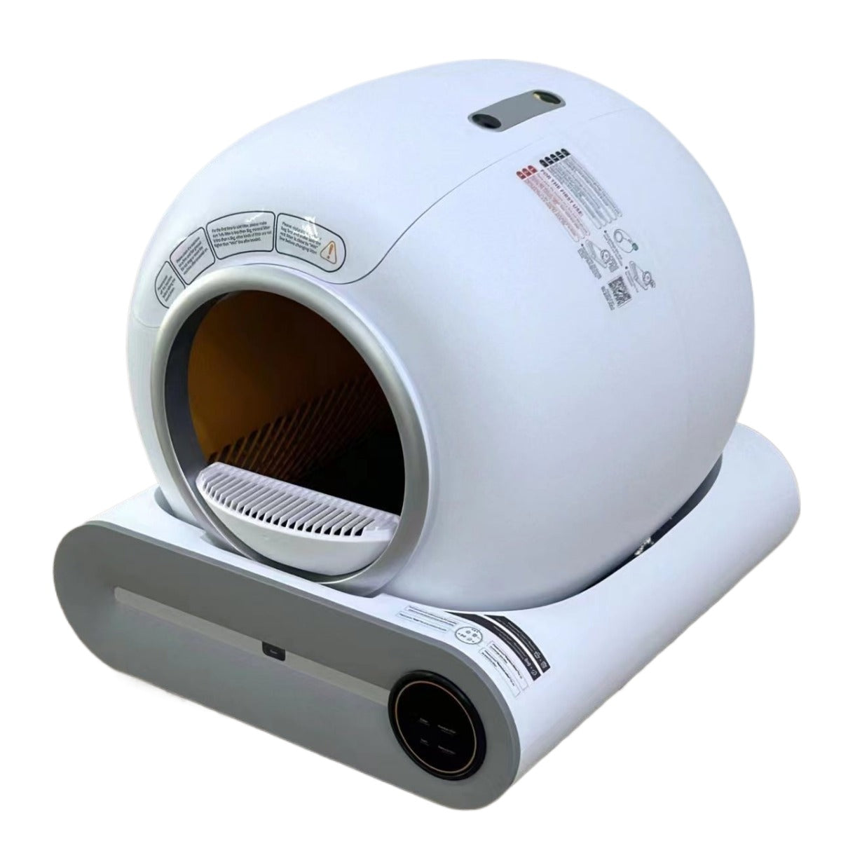 ROBOTBUY Scoopfree - Caja de arena automática para gatos, inodoro para gatos