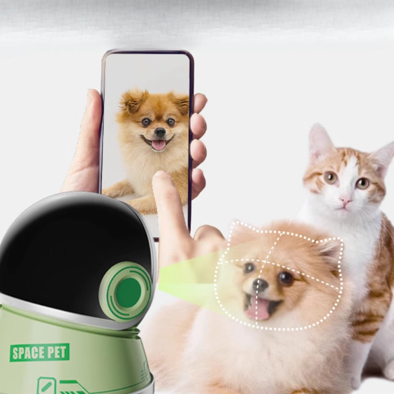 Pickfun 360 Degree Pet Camera | AI Recognition, Auto Recording, Pet Lovers Smart Home