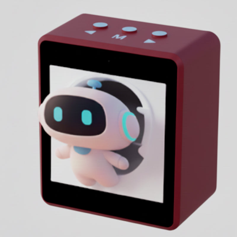 Zhengdian BOX AI Dialogue Toy | Compact Desktop Robot with Color Screen, High-Quality Sound, Multiple Chat Modes & Portable Carry Bag