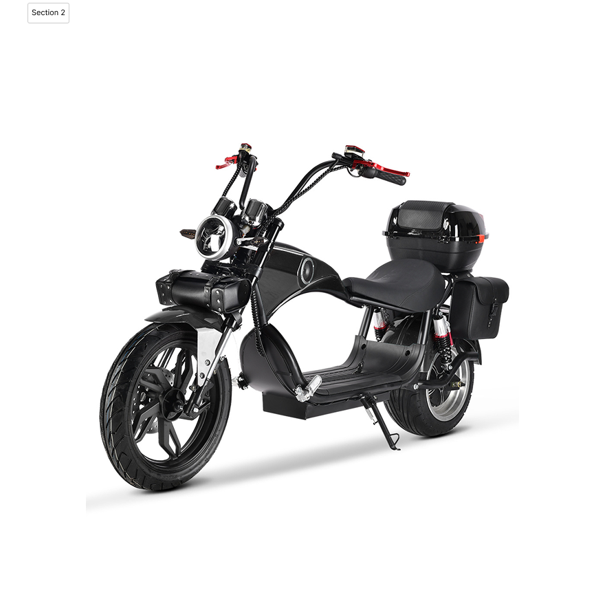 Two-wheeled battery car | Two-wheeled adult scooter(color available)