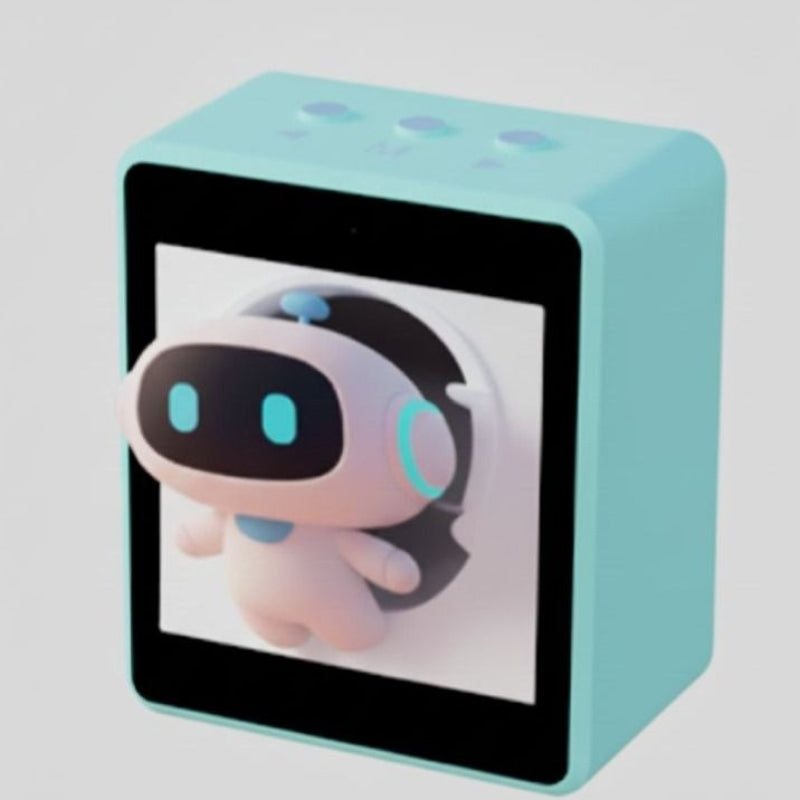 Zhengdian BOX AI Dialogue Toy | Compact Desktop Robot with Color Screen, High-Quality Sound, Multiple Chat Modes & Portable Carry Bag