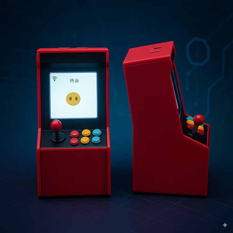 Xiaozhi AI Table Arcade Companion | Multilingual Smart AI Robot Box with Real-Time Voice Interaction | Deepseek Engine, Privacy-Safe, Multifunctional Assistant for Kids, Adults & Seniors