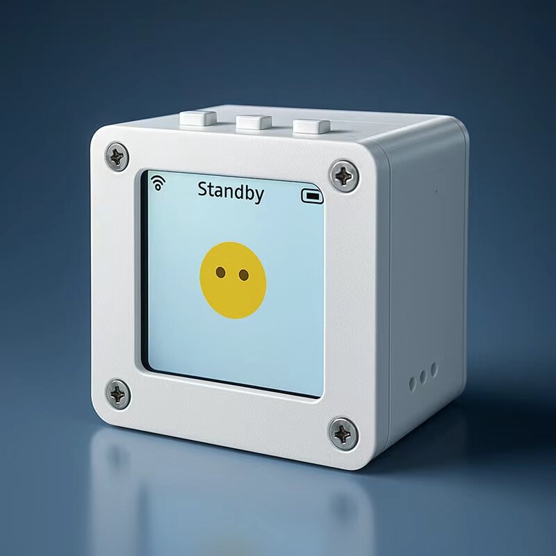 Xiaozhi AI Desk Companion | Multilingual Smart AI Robot Box with Real-Time Voice Interaction | Privacy-Safe, Camera-Free Design | Personal AI Assistant for Kids, Adults & Seniors