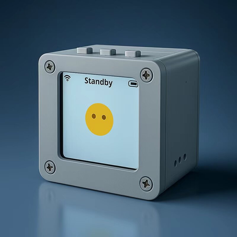 Xiaozhi AI Desk Companion | Multilingual Smart AI Robot Box with Real-Time Voice Interaction | Privacy-Safe, Camera-Free Design | Personal AI Assistant for Kids, Adults & Seniors