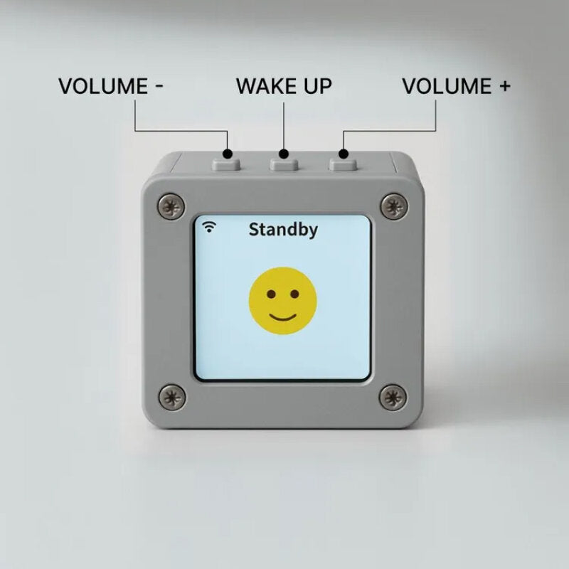 Xiaozhi AI Desk Companion | Multilingual Smart AI Robot Box with Real-Time Voice Interaction | Privacy-Safe, Camera-Free Design | Personal AI Assistant for Kids, Adults & Seniors