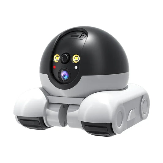 Cámara robot WIFI de 2 MP de alta definición, cámara de seguridad para mascotas de 360 grados, diálogo bidireccional, seguimiento automático.