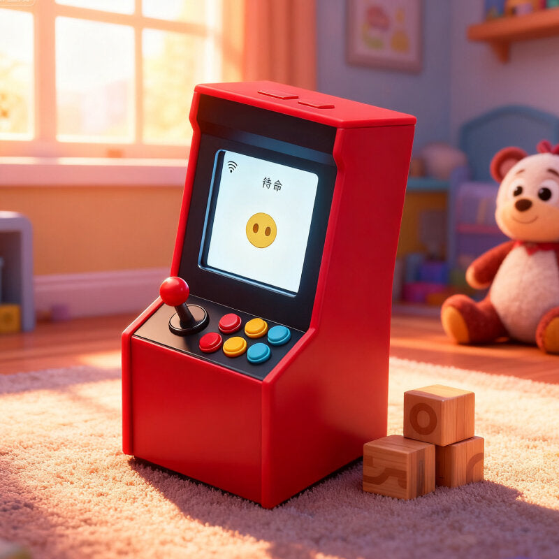 Xiaozhi AI Table Arcade Companion | Multilingual Smart AI Robot Box with Real-Time Voice Interaction | Deepseek Engine, Privacy-Safe, Multifunctional Assistant for Kids, Adults & Seniors