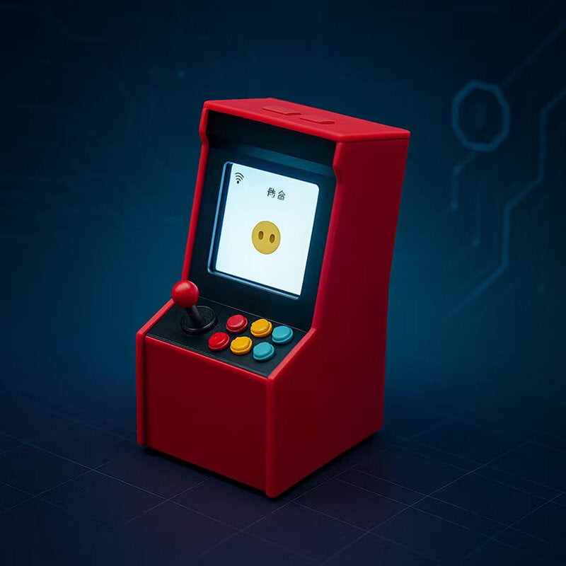 Xiaozhi AI Table Arcade Companion | Multilingual Smart AI Robot Box with Real-Time Voice Interaction | Deepseek Engine, Privacy-Safe, Multifunctional Assistant for Kids, Adults & Seniors