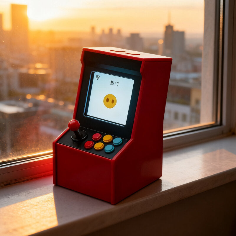 Xiaozhi AI Table Arcade Companion | Multilingual Smart AI Robot Box with Real-Time Voice Interaction | Deepseek Engine, Privacy-Safe, Multifunctional Assistant for Kids, Adults & Seniors