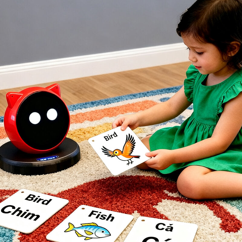 Meow Companion Smart Home Robot | AI Cat with Voice Interaction, Touchscreen, Motion Response & Smart Home Control