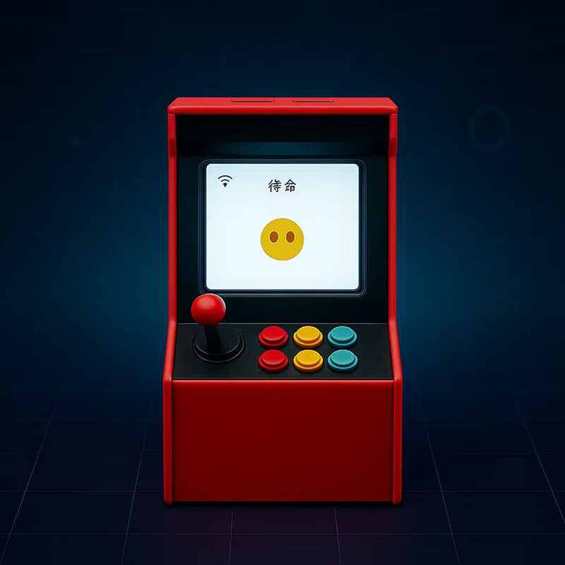 Xiaozhi AI Table Arcade Companion | Multilingual Smart AI Robot Box with Real-Time Voice Interaction | Deepseek Engine, Privacy-Safe, Multifunctional Assistant for Kids, Adults & Seniors