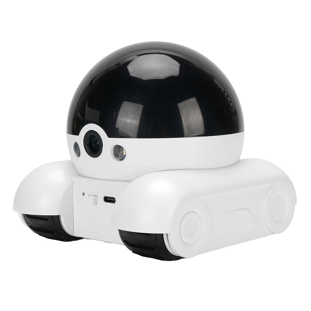 Cámara robot WIFI de 2 MP de alta definición, cámara de seguridad para mascotas de 360 grados, diálogo bidireccional, seguimiento automático.