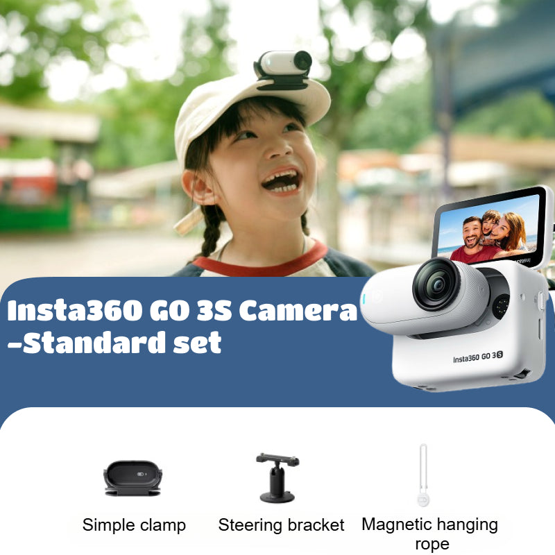 Insta360 GO 3S Camera | High-definition Camera, Waterproof and Shockproof, 4K Compact Camera, Family Travel, Pets, Sports Shooting