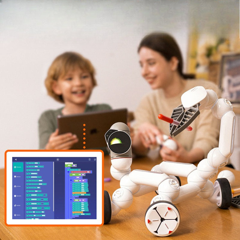 ClicBot Intelligent Robot | Advanced Version, Intelligent Modular Robot Toy, Simple Programming, Rich Features, Suitable for All Ages