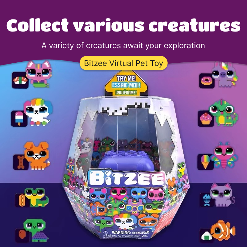 Bitzee Virtual Pet Toy | Various Kinds of Pets, Interactive Electronic Pets, Virtual Pets, Education Simulation, Children's Toys, Fairy Pets