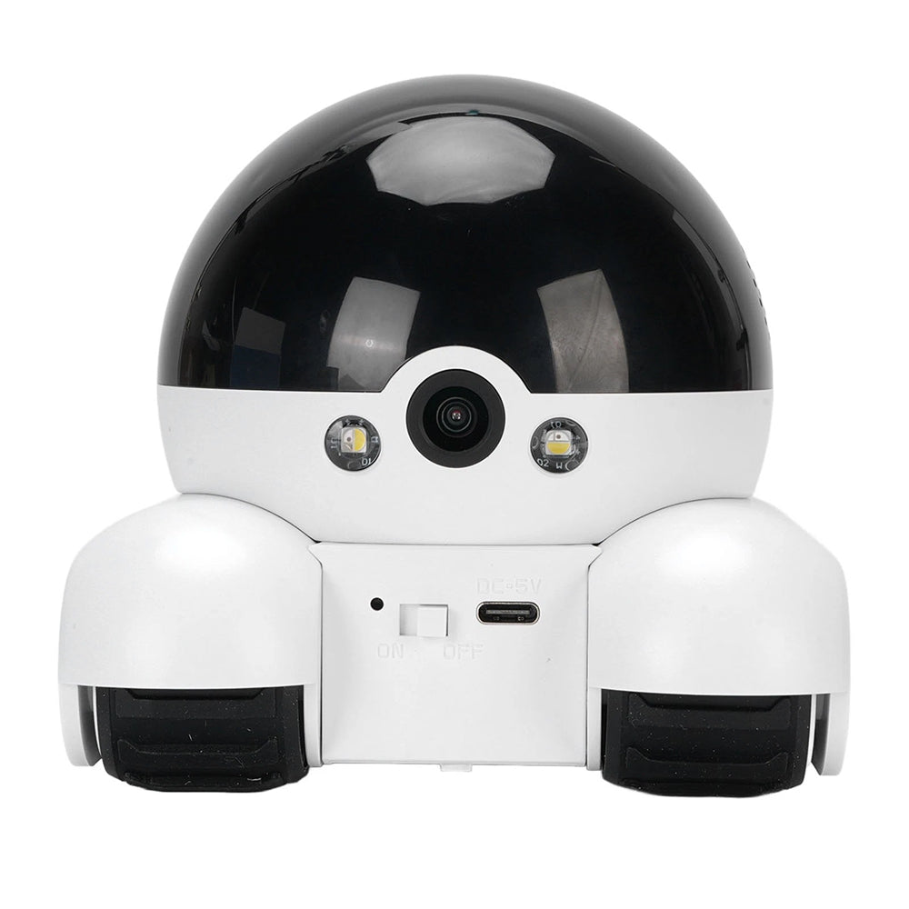 Cámara robot WIFI de 2 MP de alta definición, cámara de seguridad para mascotas de 360 grados, diálogo bidireccional, seguimiento automático.