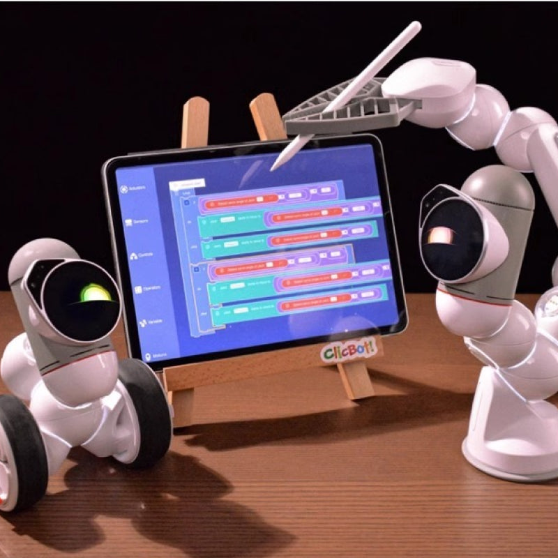 ClicBot Intelligent Robot | Master Edition, Assembly Robot, Children's Programming, Intelligent Emotional Interaction, All Ages
