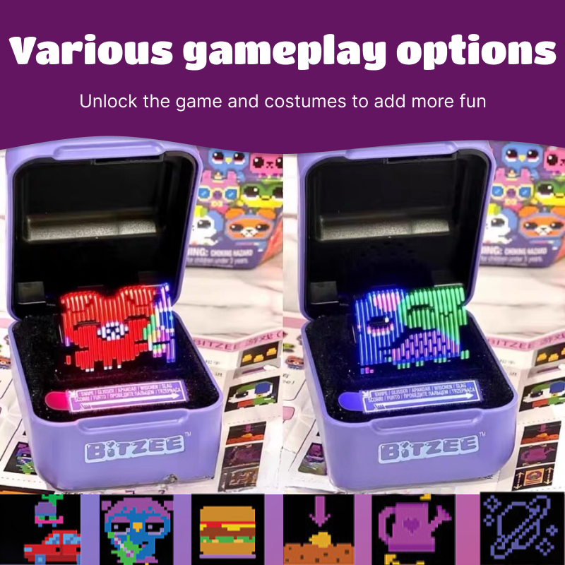 Bitzee Virtual Pet Toy | Various Kinds of Pets, Interactive Electronic Pets, Virtual Pets, Education Simulation, Children's Toys, Fairy Pets