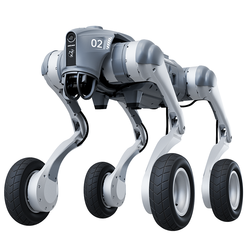 Unitree B2-W robot dog:Strong Power,Agile Posture - ROBOTBUY