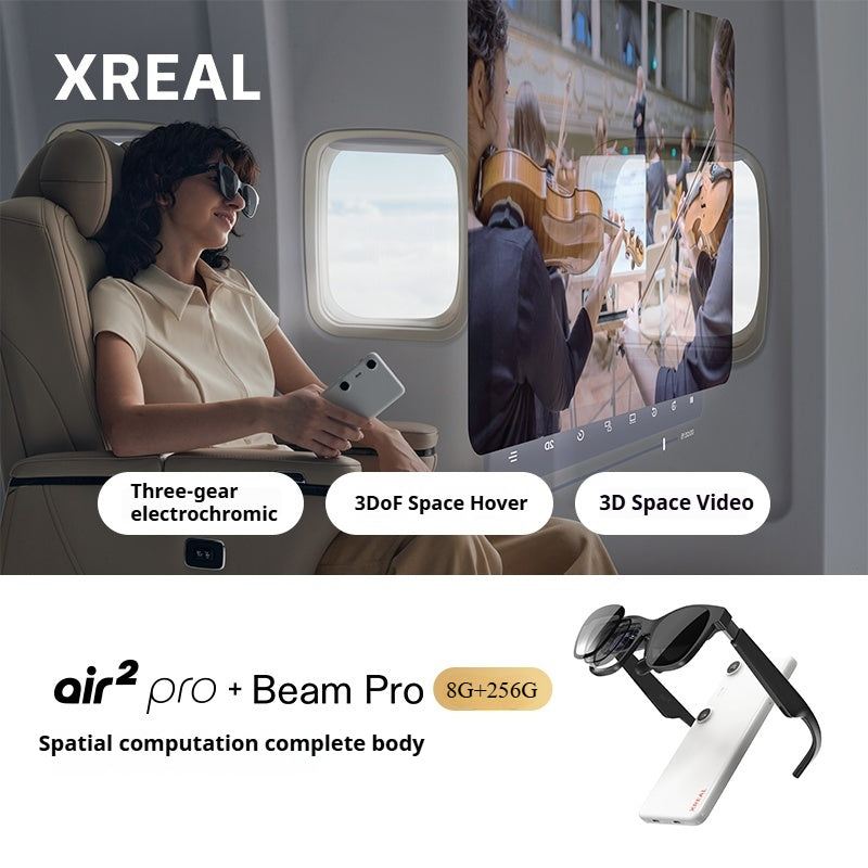 XREAL Air 2 Pro smart AR glasses electrochromic, real-time translation glasses function, portable screen, same as vision pro - ROBOTBUY