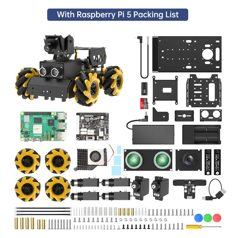 Hiwonder TurboPi Raspberry Pi 5 - ROBOTBUY