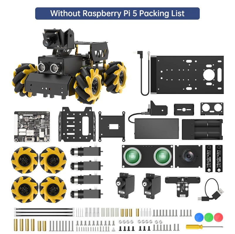 Hiwonder TurboPi Raspberry Pi 5 - ROBOTBUY