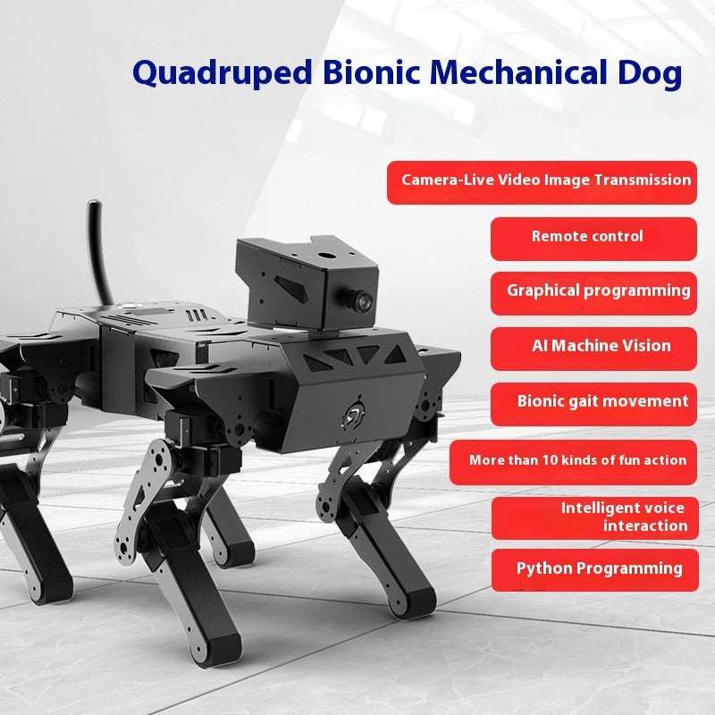 XiaoR Quadruped bionic robot dog Corgi mechanical dog intelligent programming robot AI vision ROS Raspberry Pi voice - ROBOTBUY