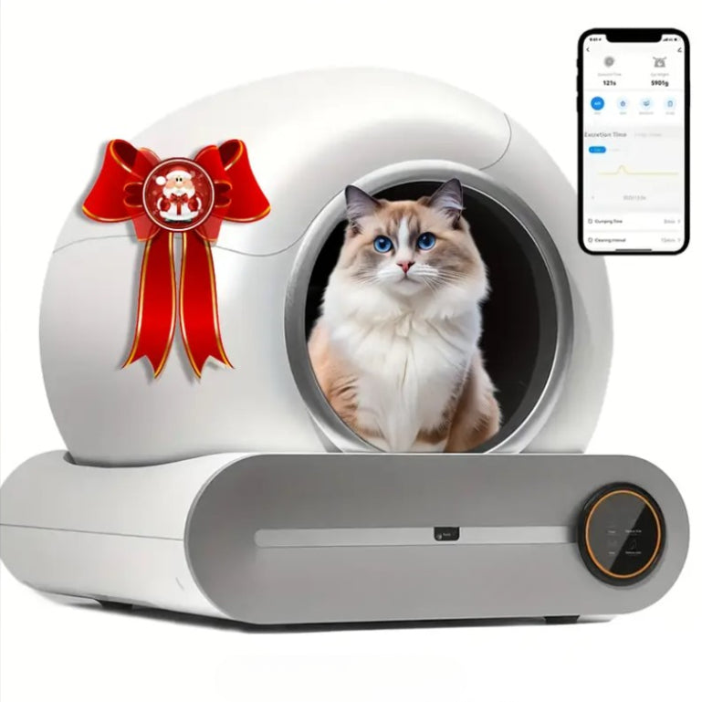 ROBOTBUY Automatic cat litter box cat toilet automatic shit shoveling machine smart cat litter box convenient and silent - ROBOTBUY