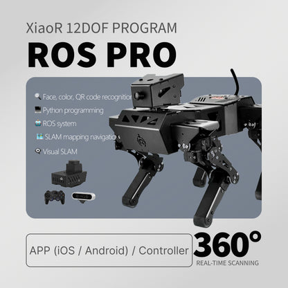 XiaoR 12DOF PERRO ROBÓTICO PROGRAMABLE | Perro Robótico Controlado por Mando | Educación para Técnicos en Robótica