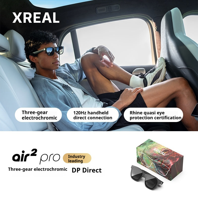 XREAL Air 2 Pro smart AR glasses electrochromic, real-time translation glasses function, portable screen, same as vision pro - ROBOTBUY