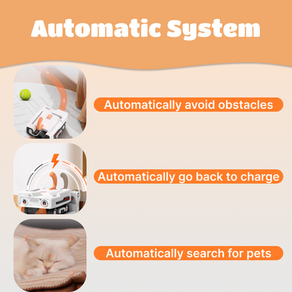 Pickfun Mobile Pet Monitoring Robot | Automatically Tracks, Remotely Monitors, and Provides Comprehensive Monitoring of Pet Activities