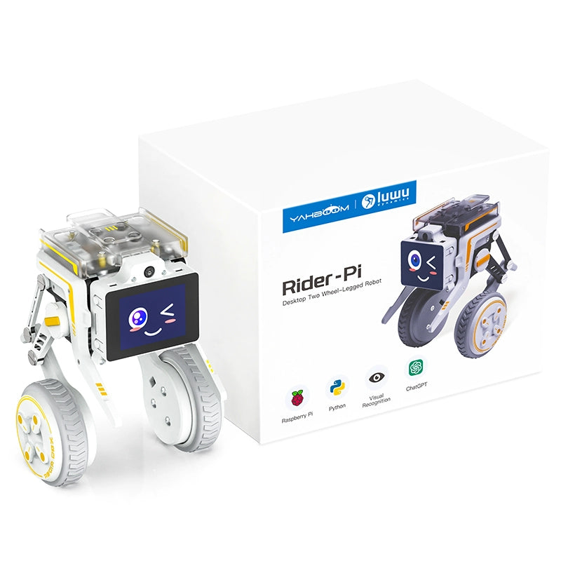 Yabo intelligent, two-wheeled robot Raspberry Pi CM4AI visual recognition two-wheeled self-balancing trolley bionic dog - ROBOTBUY