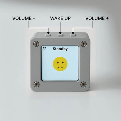 Xiaozhi AI Desk Companion | Multilingual Smart AI Robot Box with Real-Time Voice Interaction | Privacy-Safe, Camera-Free Design | Personal AI Assistant for Kids, Adults & Seniors