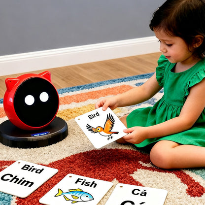Meow Companion Smart Home Robot | AI Cat with Voice Interaction, Touchscreen, Motion Response & Smart Home Control