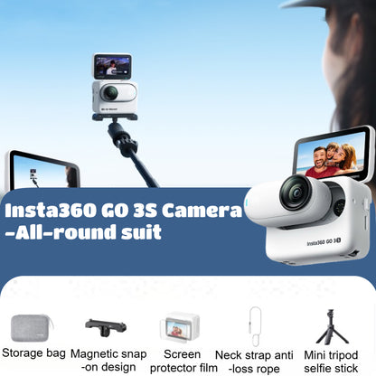 Insta360 GO 3S Camera | High-definition Camera, Waterproof and Shockproof, 4K Compact Camera, Family Travel, Pets, Sports Shooting