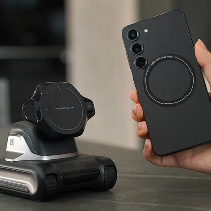 LOOI Robot-Space Black – AI Desktop Companion with ChatGPT | Voice Interaction | Facial Recognition | Emotional Support | Wireless Charging