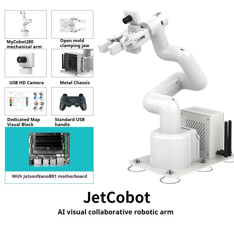 Yahboom Jetson nano robotic arm collaborative ROS robot myCobot280AI visual recognition non-Raspberry Pi - ROBOTBUY