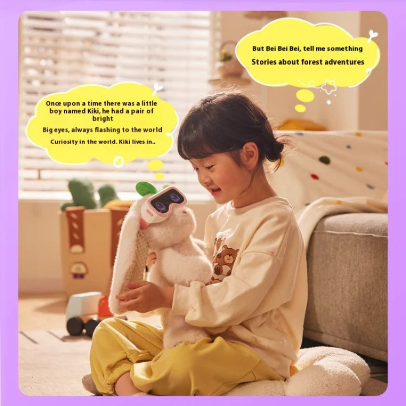 Can bean accompany ai conversation plush toy children accompany puzzle small can bean bag artificial intelligence early education story machine